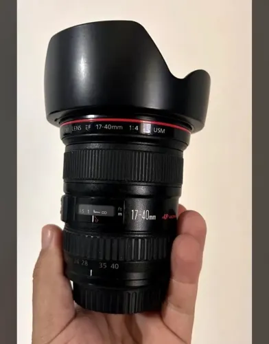 Lente canon 17-40 F4 serie L