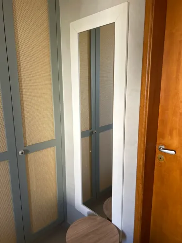 Espelho de parede corpo inteiro branco