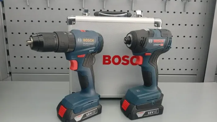 KIT Furadeira de impacto GSB 18V-185 LI + Chave de impacto GDR 18V-200 BOSCH
