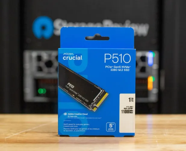 SSD Crucial NVMe P510 1TB Gen5 11.000MB/s