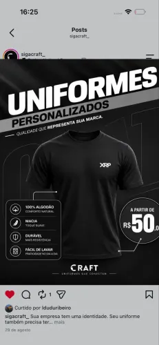 CRIE SEU UNIFORME