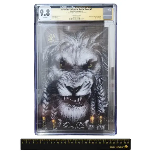 Invincible Universe: Battle Beast #2 CGC 9.8 - Signed by Andrew K. Curry