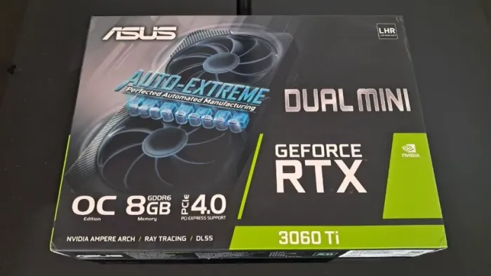 Placa De Vídeo Asus Geforce Rtx 3060 Ti Dual Mini 8gb Oc