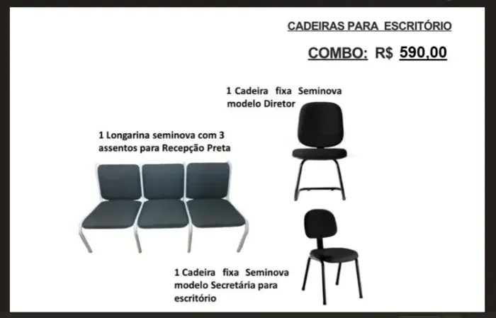 CADEIRAS PARA ESCRITÓRIO