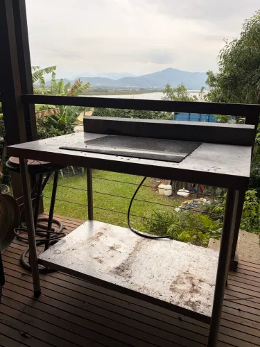 Bancada inóx para fogão de indução (fogão não incluso)