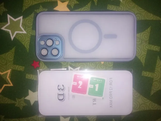 Vendo kit capa + película iPhone 12 pro Max