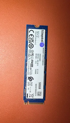 SSD NVMe M.2 500GB Kingston NV2 - Alta velocidade | Perfeito estado - 97% SAÚDE