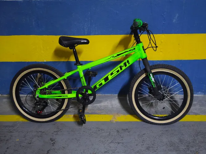 Bike GTS M1 Alumínio Aro 20 Verde Kavasaki