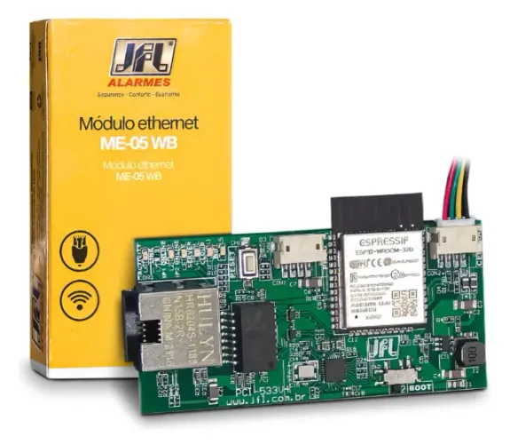 Módulo Ethernet E Wi-fi Via Internet Com App Me-05 Wb Jfl