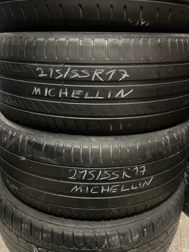 Vendo o par de pneus Michelin 215/55R17 em boas condições