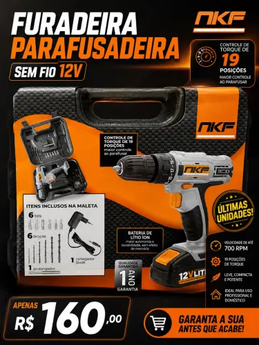 Furadeira parafusadeira