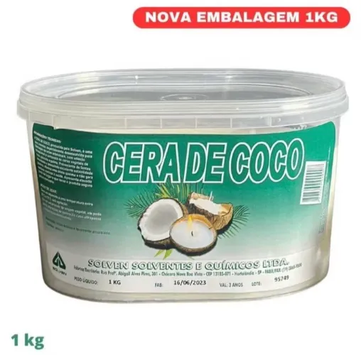 Cera de coco - velas aromáticas