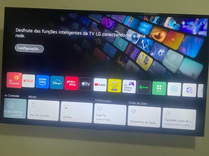 Tv led 60 polegadas LG Bhuetooth Alexia entrega local no plástico novinha