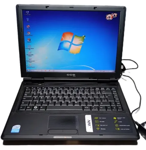 NOTEBOOK CCE INFO JCU-C5FA CELERON PRETO PARA COLECIONADOR