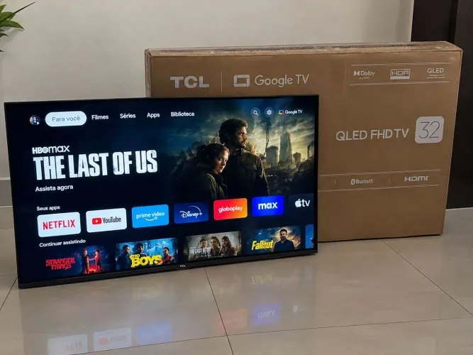 Tv TCL 32 polegadas na caixa 5 meses de uso 