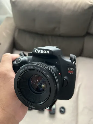 Vendo câmera CÂNON T5 kit completo pronto para trabalhar