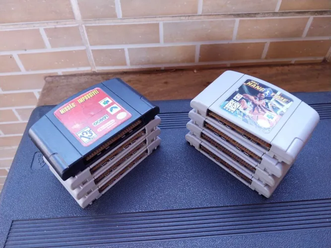 8 jogos Nintendo 64 originais