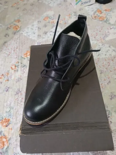 BOTA PRETA COURO LEGÍTIMO