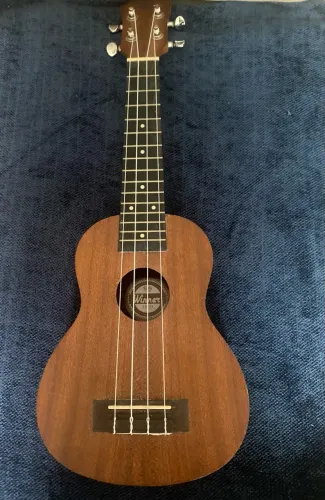 Ukulele de madeira iniciante - semi novo