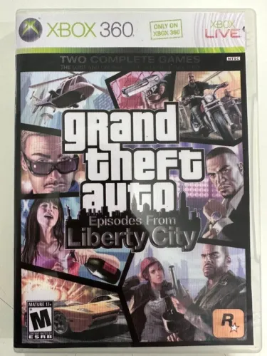 GTA Episodes From Liberty City Xbox 360 Mídia Física