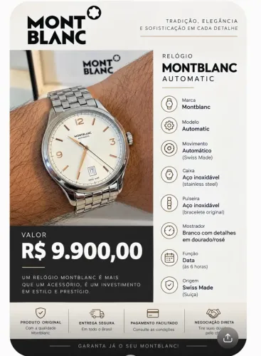 Relógio Montblanc Automático 