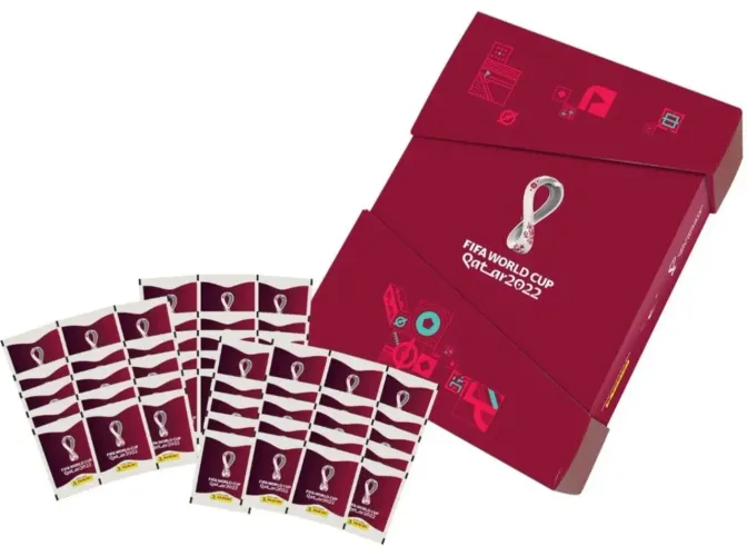 Álbum Copa Do Mundo 2022 Capa Dura Com Box + 50 Envelopes Original com Nota Fiscal