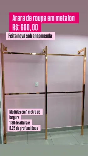 Arara de roupa| sob medida