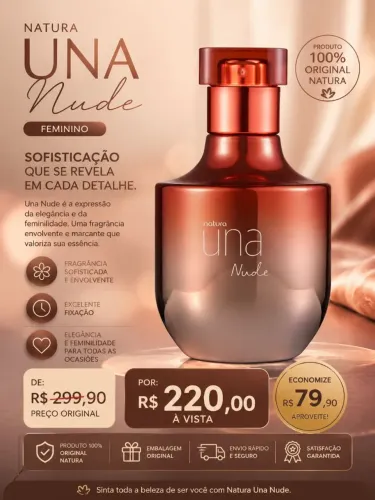 ? Natura Una Nude Deo Parfum 75ml Original ?