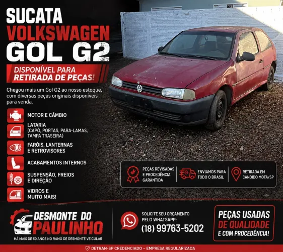 SUCATA - GOL G2