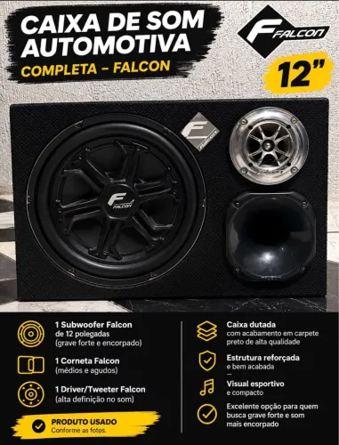 Caixa de Som Trio - Falcon