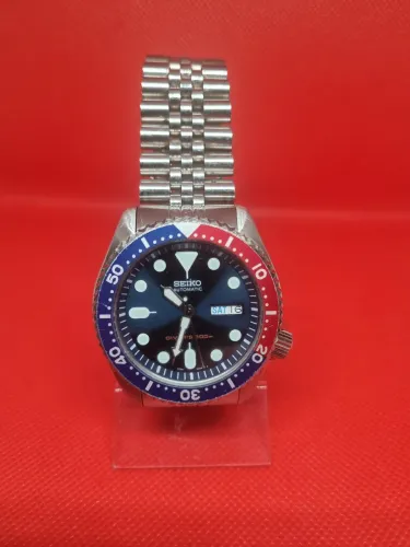 Relógio Seiko SKX009 Descontinuado Pepsi ISO Divers 200m automático