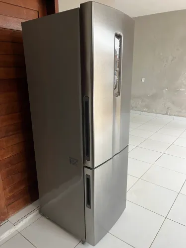 Geladeira inver, inox 400 litros