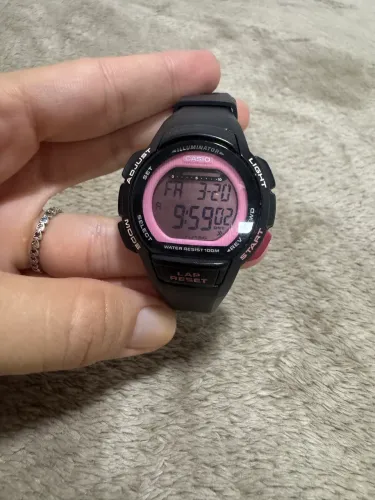 Relógio Casio Runner 60 Lap Memory 100m Resistente À Água