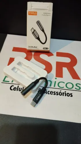 Cabo Adaptador Auxiliar Tipo C Usb-c Fone Ouvido P2 P3 3.5mm 