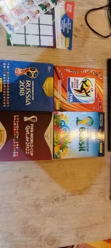Kit Álbuns de figurinhas copas passadas