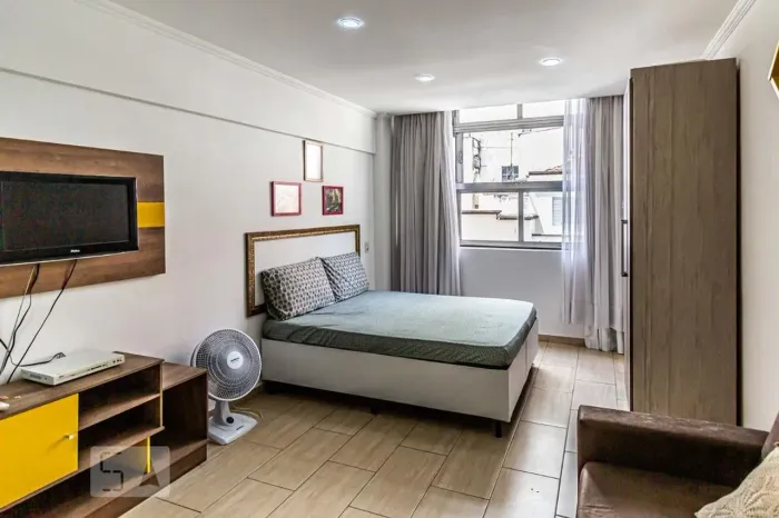 Apartamento à Venda - Santa Cecília, 1 Quarto, 28 m2