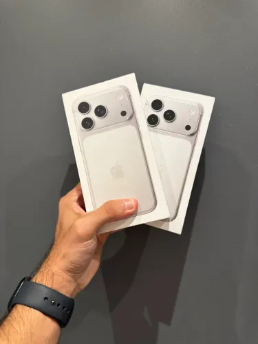iPhone 17 pro Max 256Gb - Azul e branco (prata) - Lacrados
