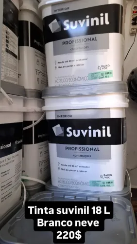 Tinta suvinil branco neve 