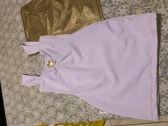 Vestido branco justo
