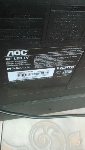 Tv aoc roku pra retirar peças