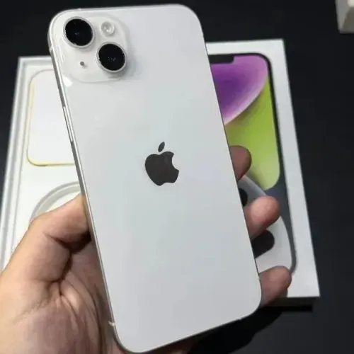 iPhone 14 Plus 128GB Branco! Nunca mexido! Com caixa! Chip físico e virtual! Acc cartão!