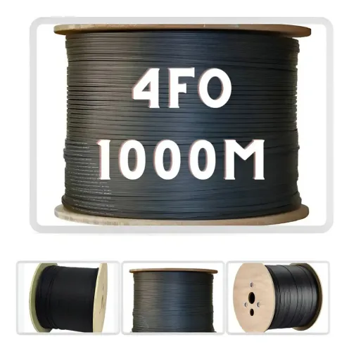 Cabo Fibra Optica Drop 4fo 1k De 1000mts Cabo Sustentavel