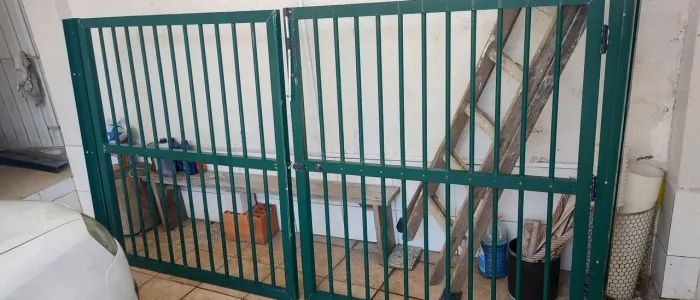 Portão de alumínio 