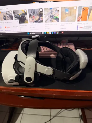 Meta quest 3s com BoboVr+Bateria