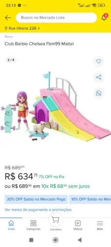 Pista skate Club Barbie ChelseaPista skate Club Barbie Chelsea