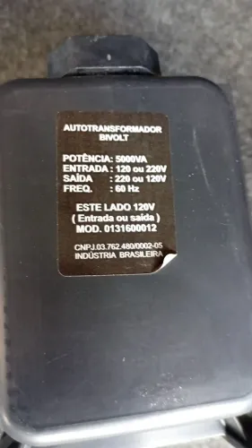 Transformafor 5000VA 127/220