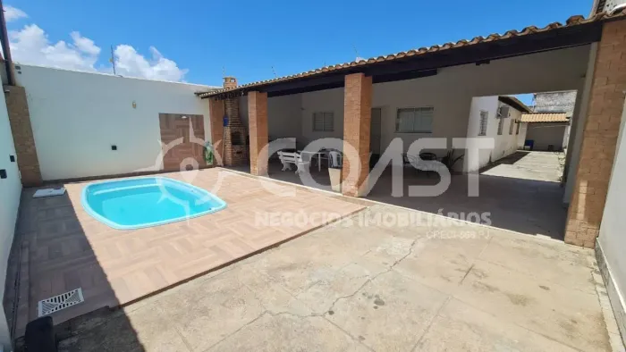 ALUGO CASA A POUCOS PASSOS DO MAR NO ROBALO, PISCINA, 4 QUARTOS, ÁREA GOURMET, CONFORTO E 