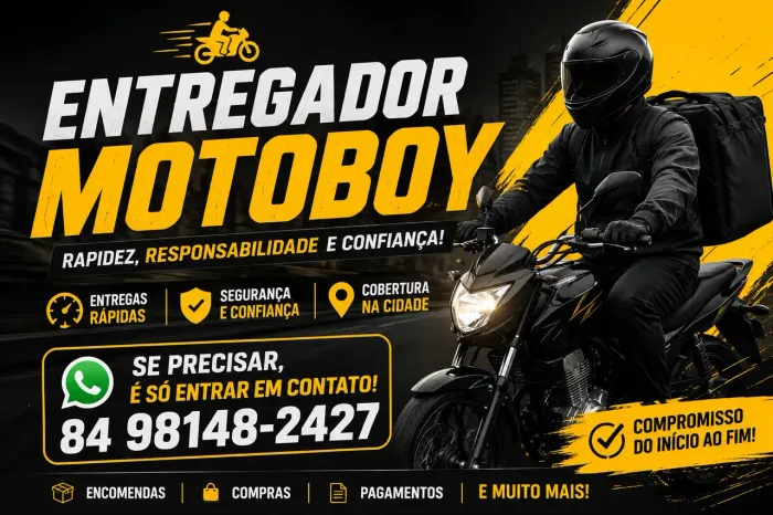 Moto entregador