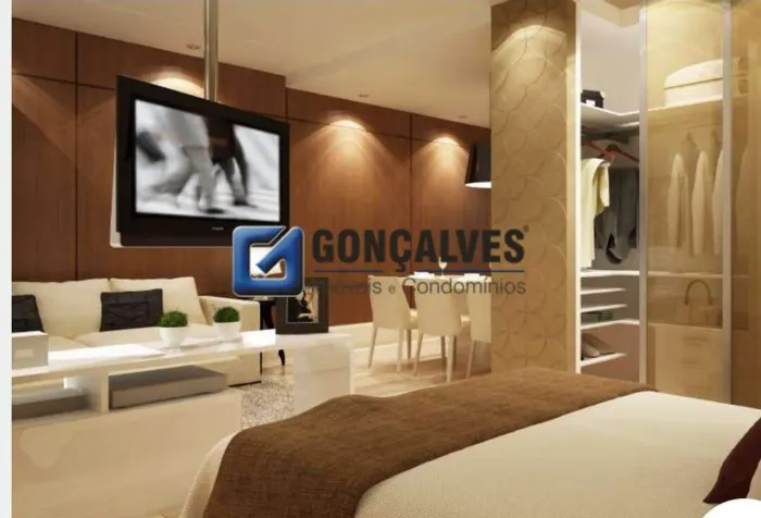 Apartamento Residencial 1 Dormitório com Suíte no Centro de SBC, Financiamento Aceito