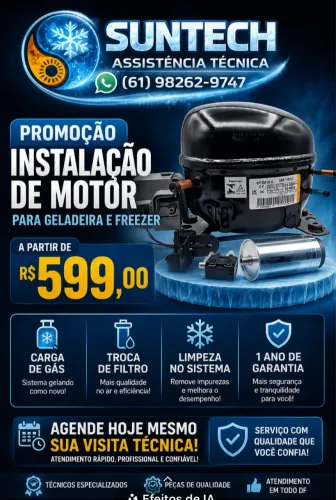 Motor de geladeira e freezer 